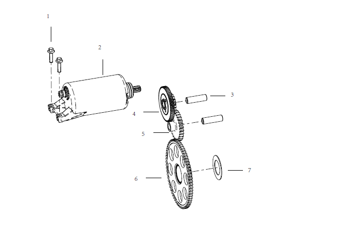 E11 ELECTRIC STARTER ASSY