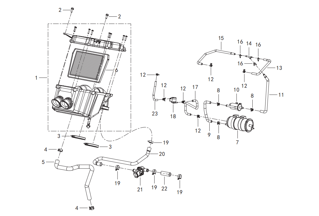 F06 AIR CLEANER ASSY.