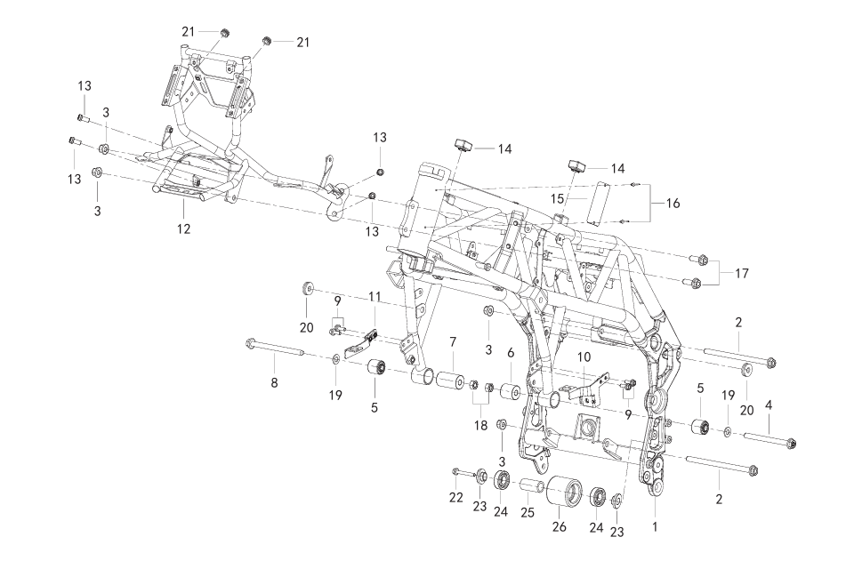 F10 FRONT FRAME ASSY.