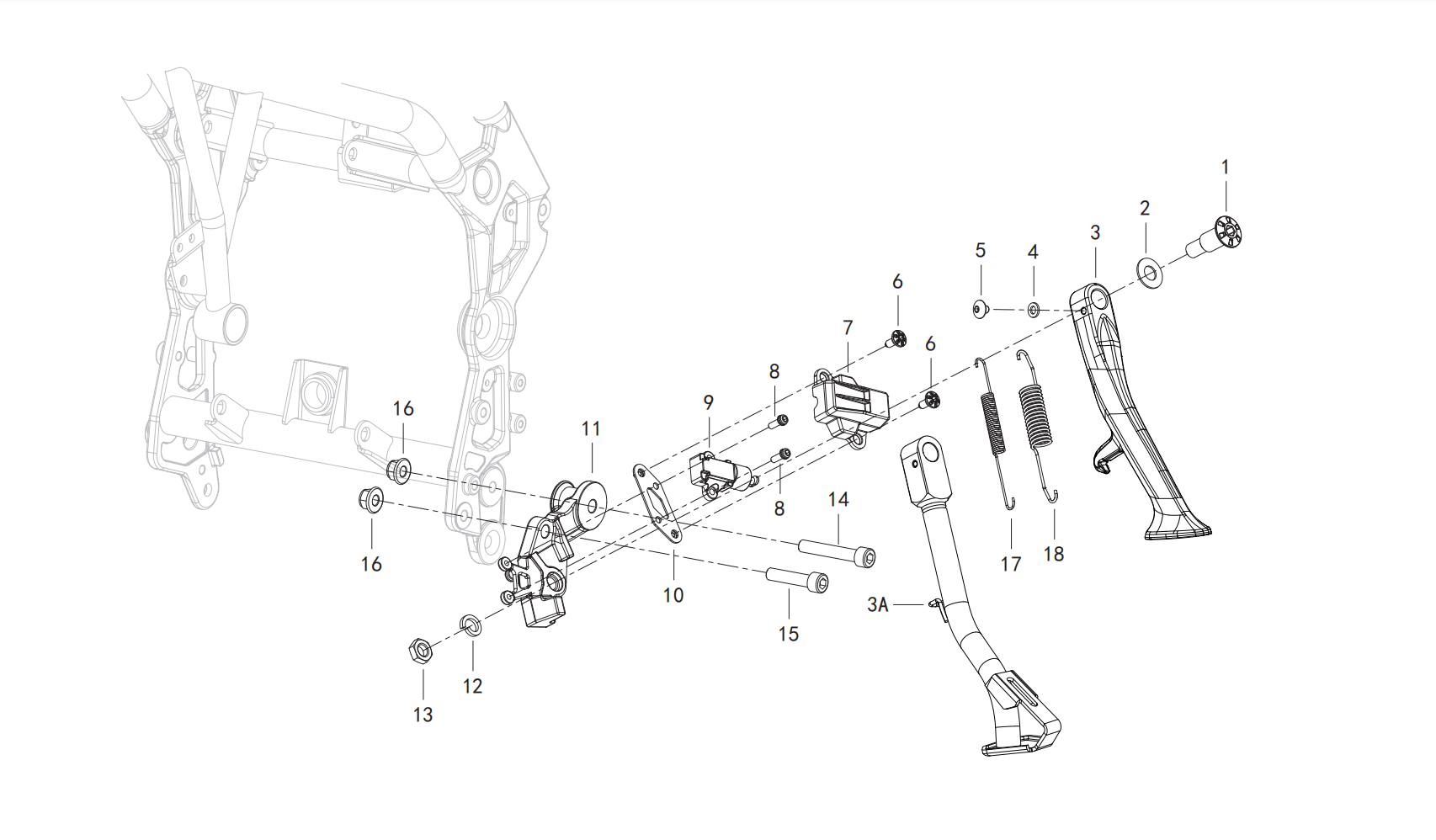 F12 MAIN STAND ASSY.