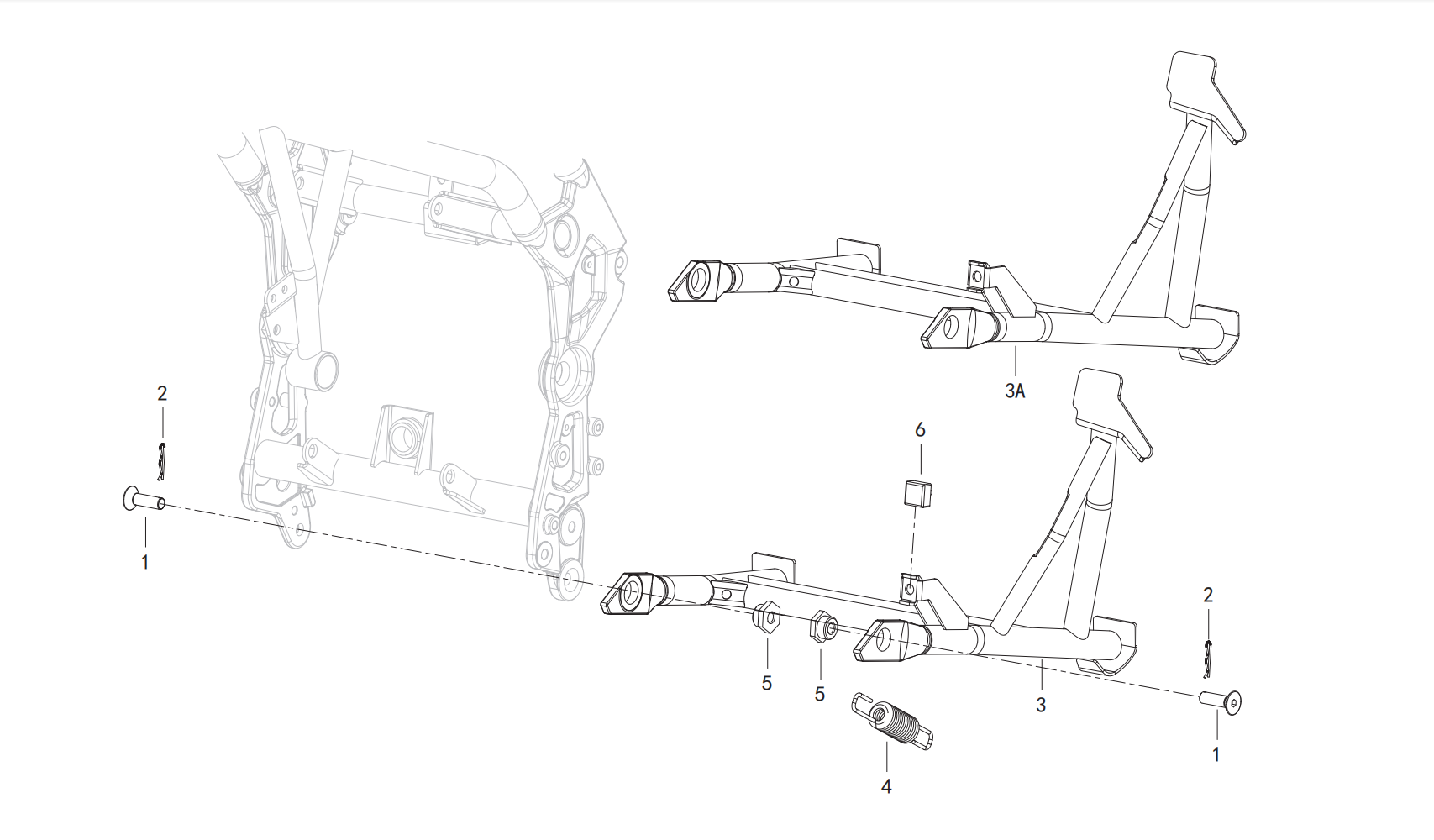 F13 MAIN STAND ASSY.