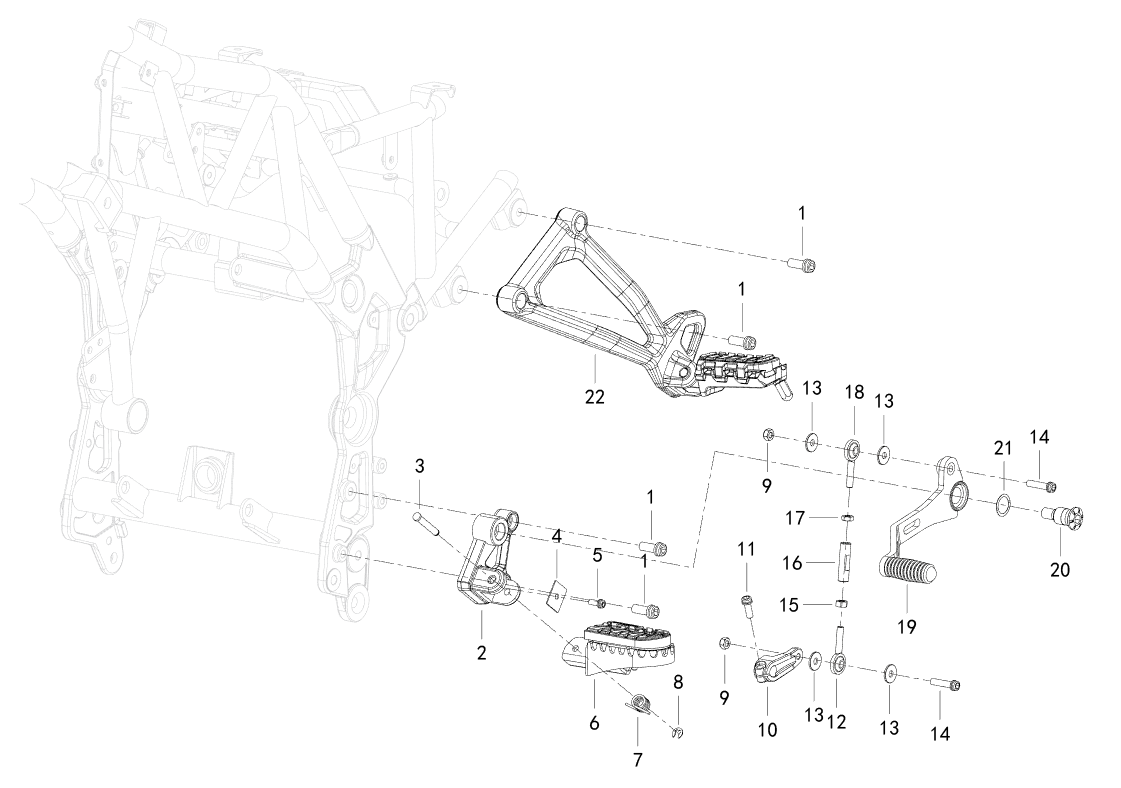 F14 Ⅰ PEDALING ASSY.