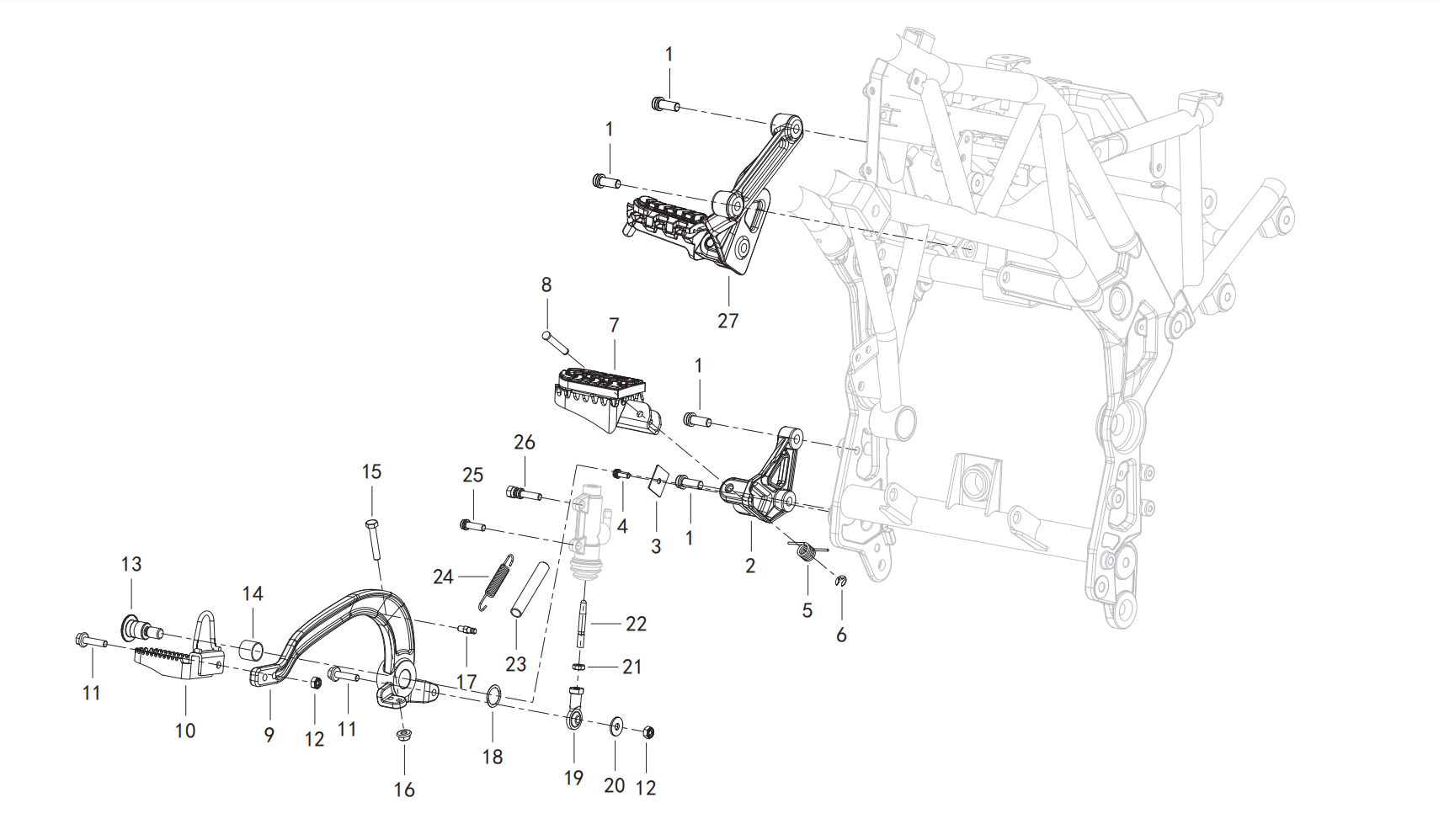 F15 Ⅱ PEDALING ASSY.