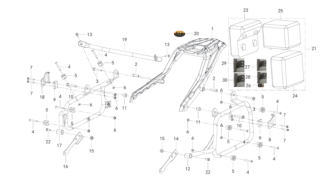 F17 REAR SHELF ASSY.