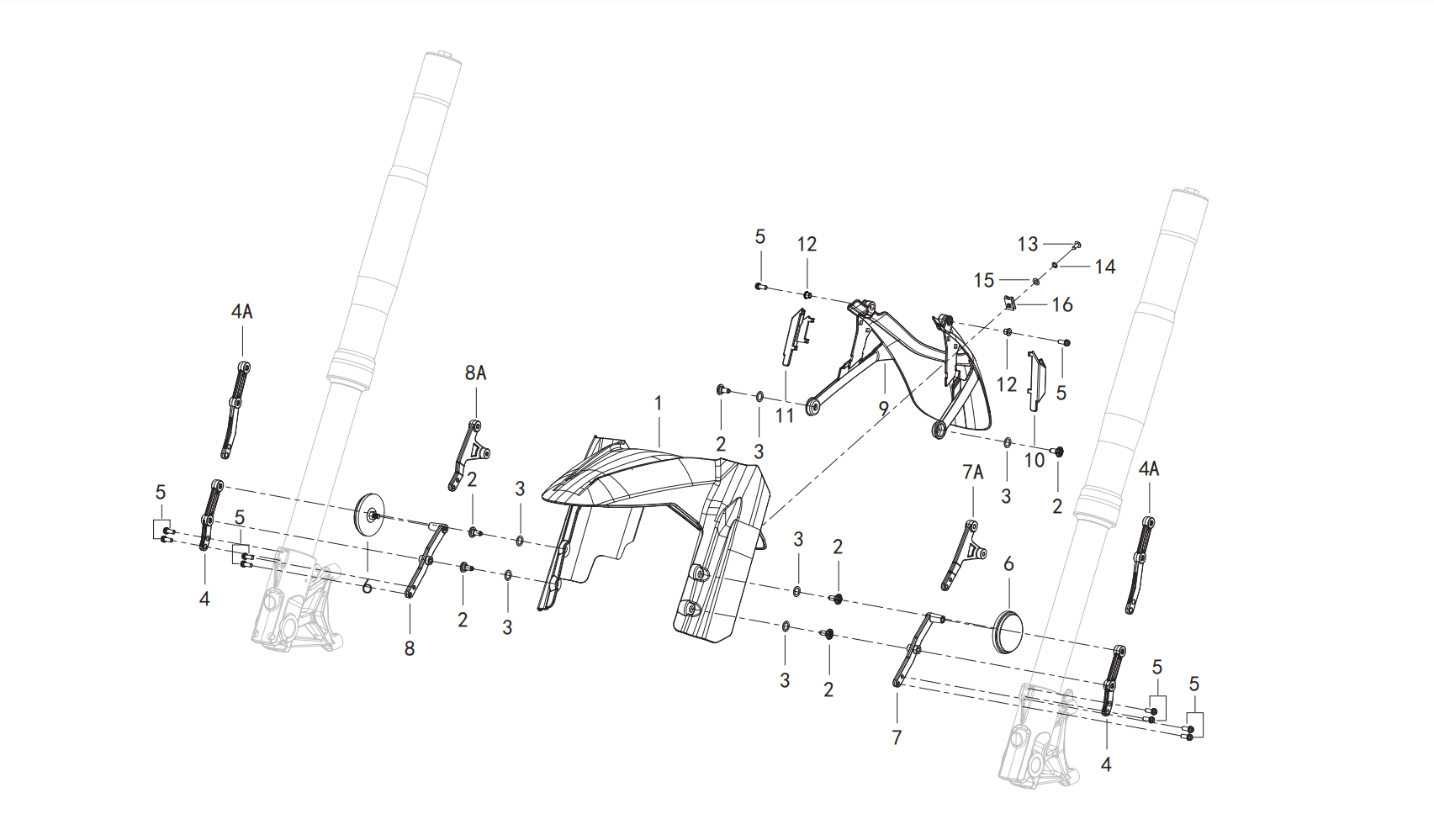 F18 FRONT FENDER ASSY.