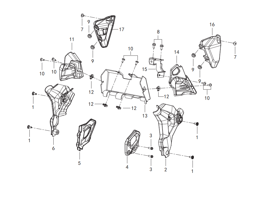 F25 FRAME TRIM PANEL ASSY.