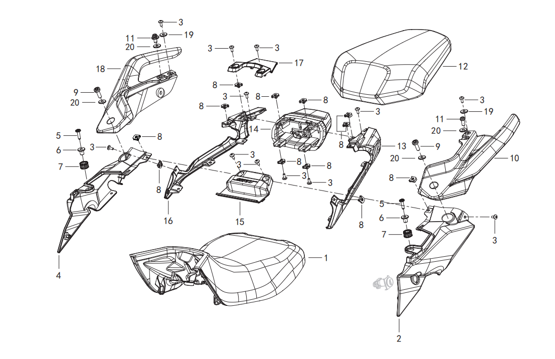 F26 SIDE COVER ASSY.