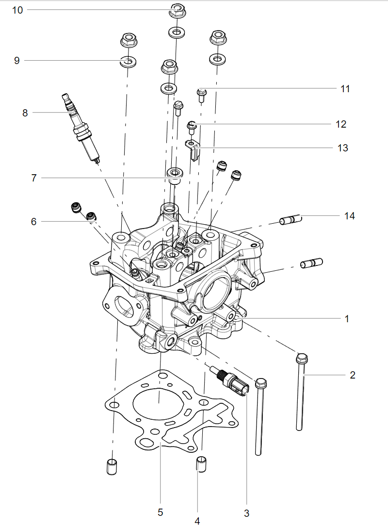 E02CLYINDER COVER ASSY