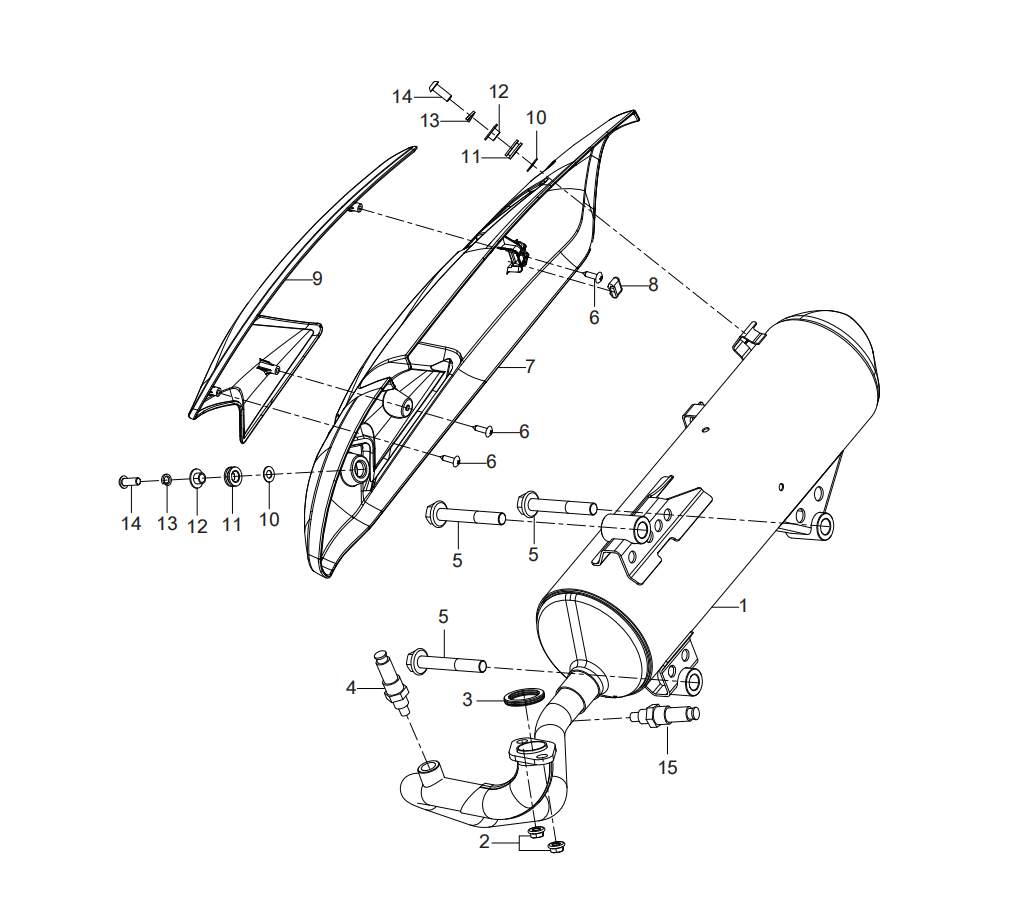 F05 MUFFLER ASSY.