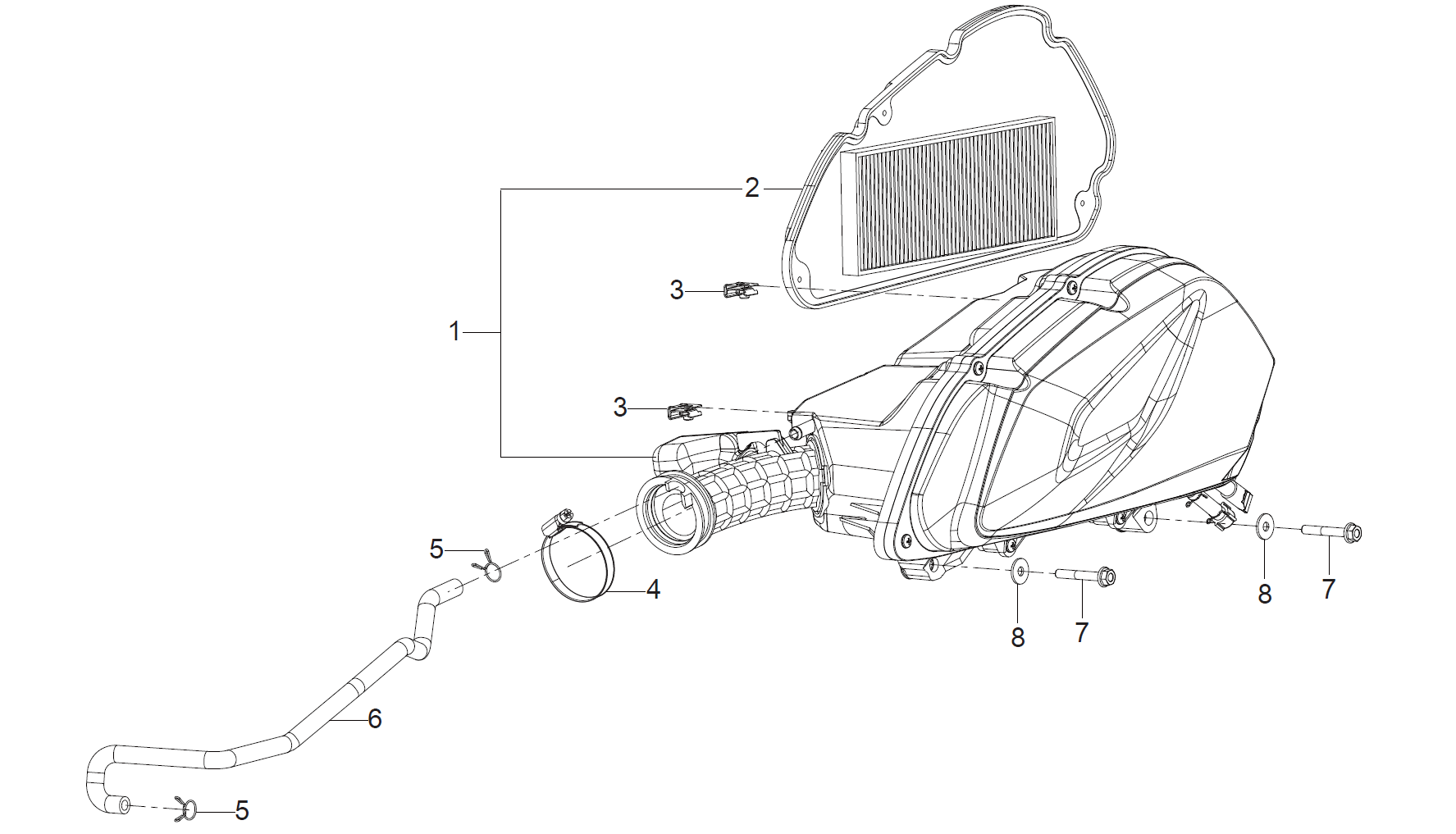 F06 AIR CLEANER ASSY.