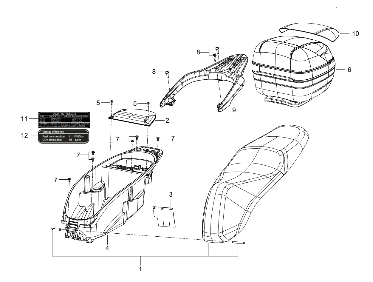 F08 SEAT ASSY.