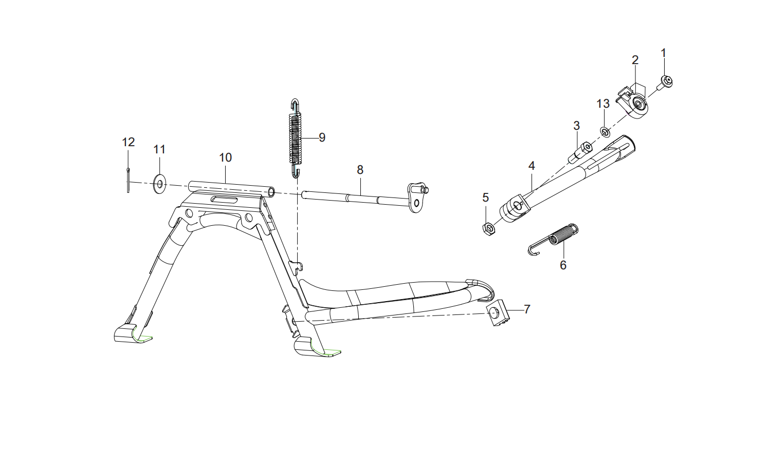 F11 / MAIN STAND ASSY.