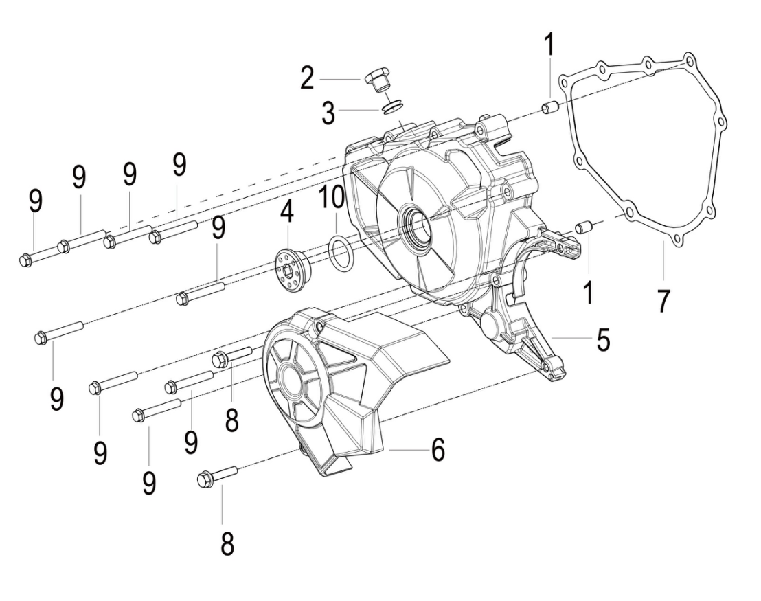 E11 LEFT COVER ASSY