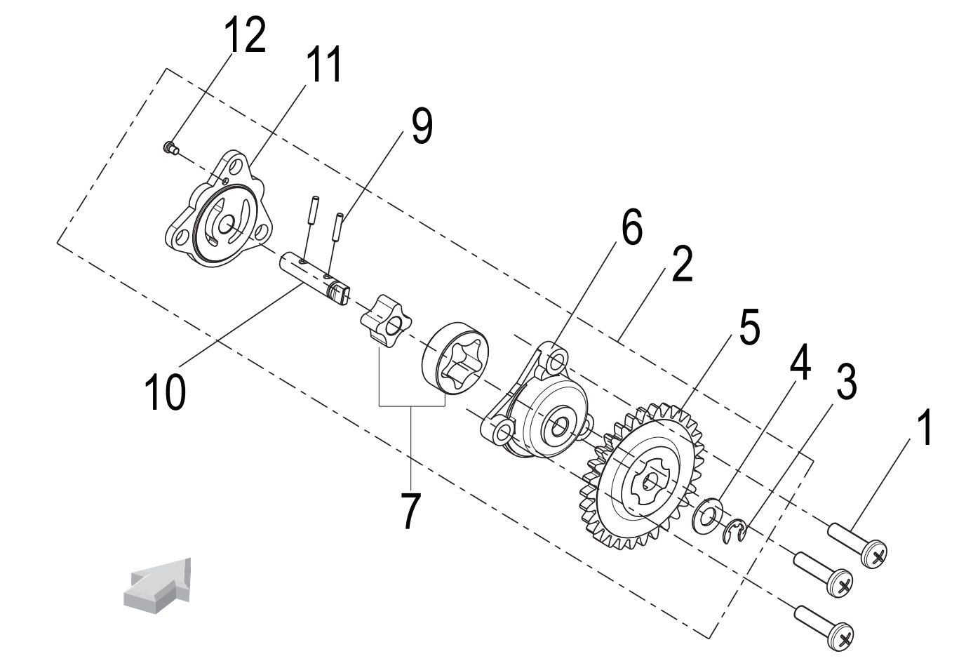 E12 OIL PUMP ASSY