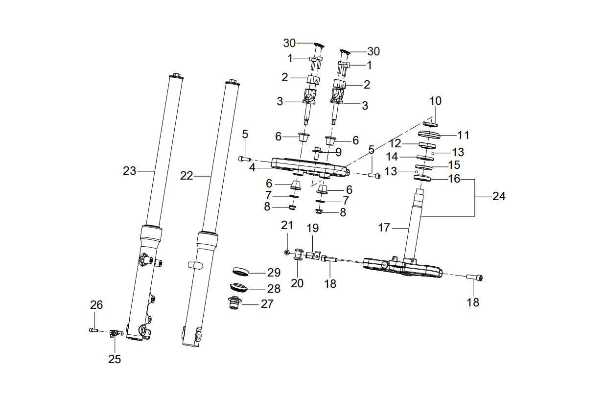 F02 1 FORK ASSY.