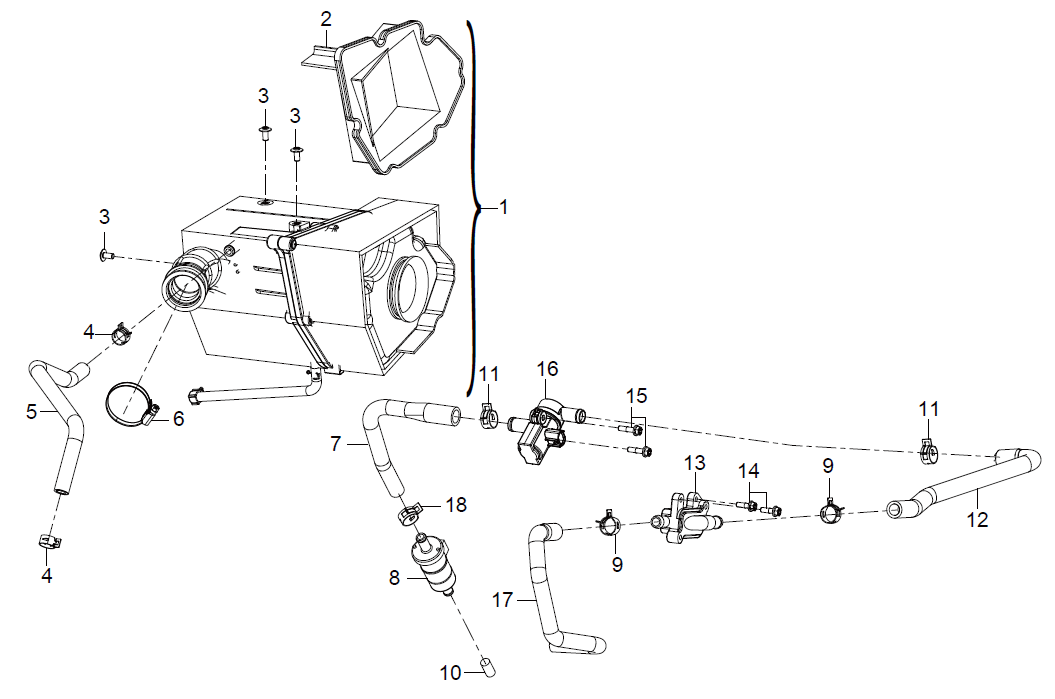 F06 AIR CLEANER ASSY.