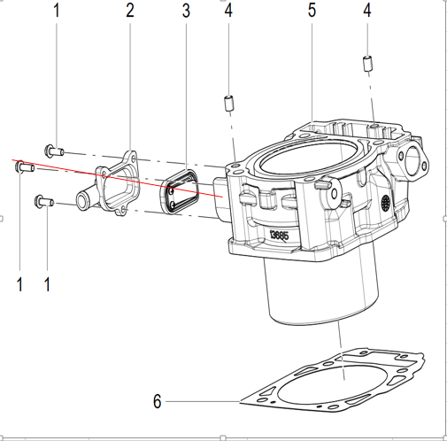 E03 FRONT CYLINDER ASSY