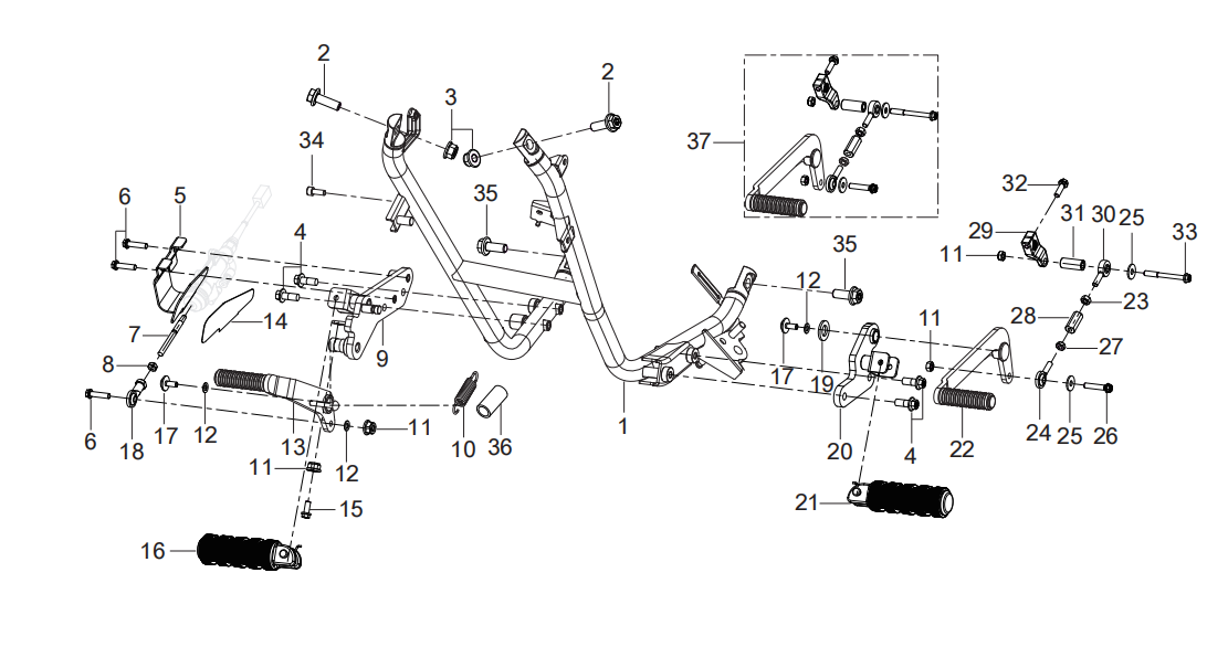 F12 II FRAME BODY ASSY.