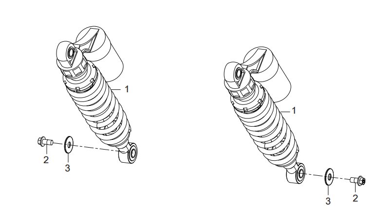 F14 REAR ABSORBER ASSY.