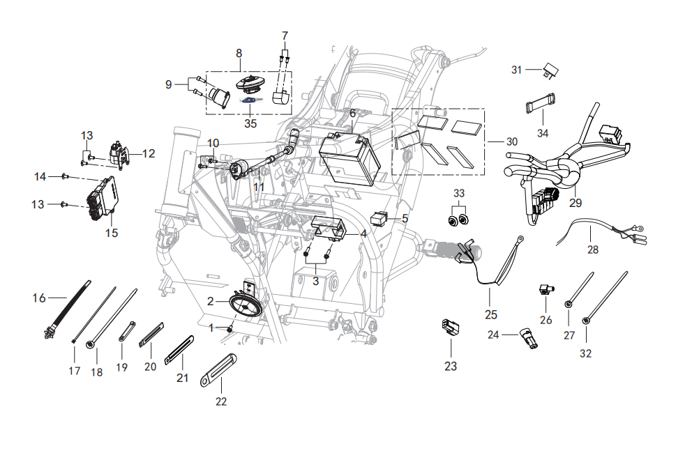 F19 ELECTRICAL EQUIPMENT ASSY.