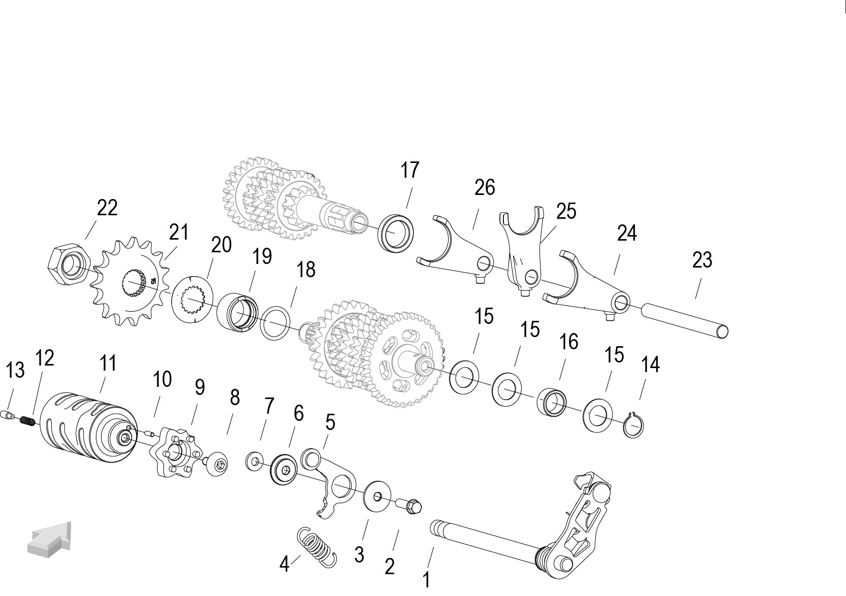 E14 CLUTCH ASSY