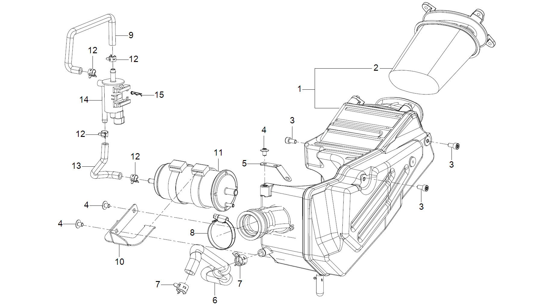 F06 AIR CLEANER ASSY.