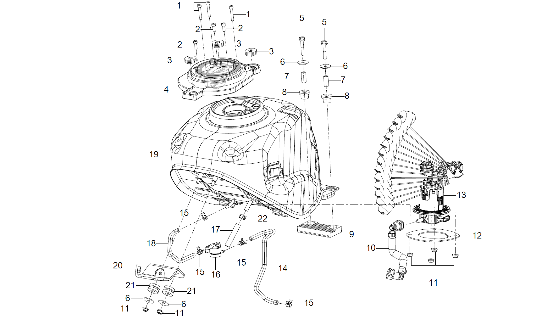 F07 FUEL TANK ASSY.