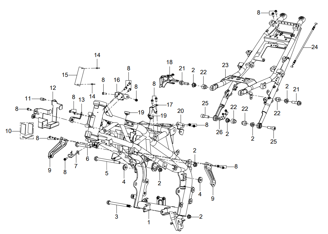 F10 FRAME BODY ASSY.