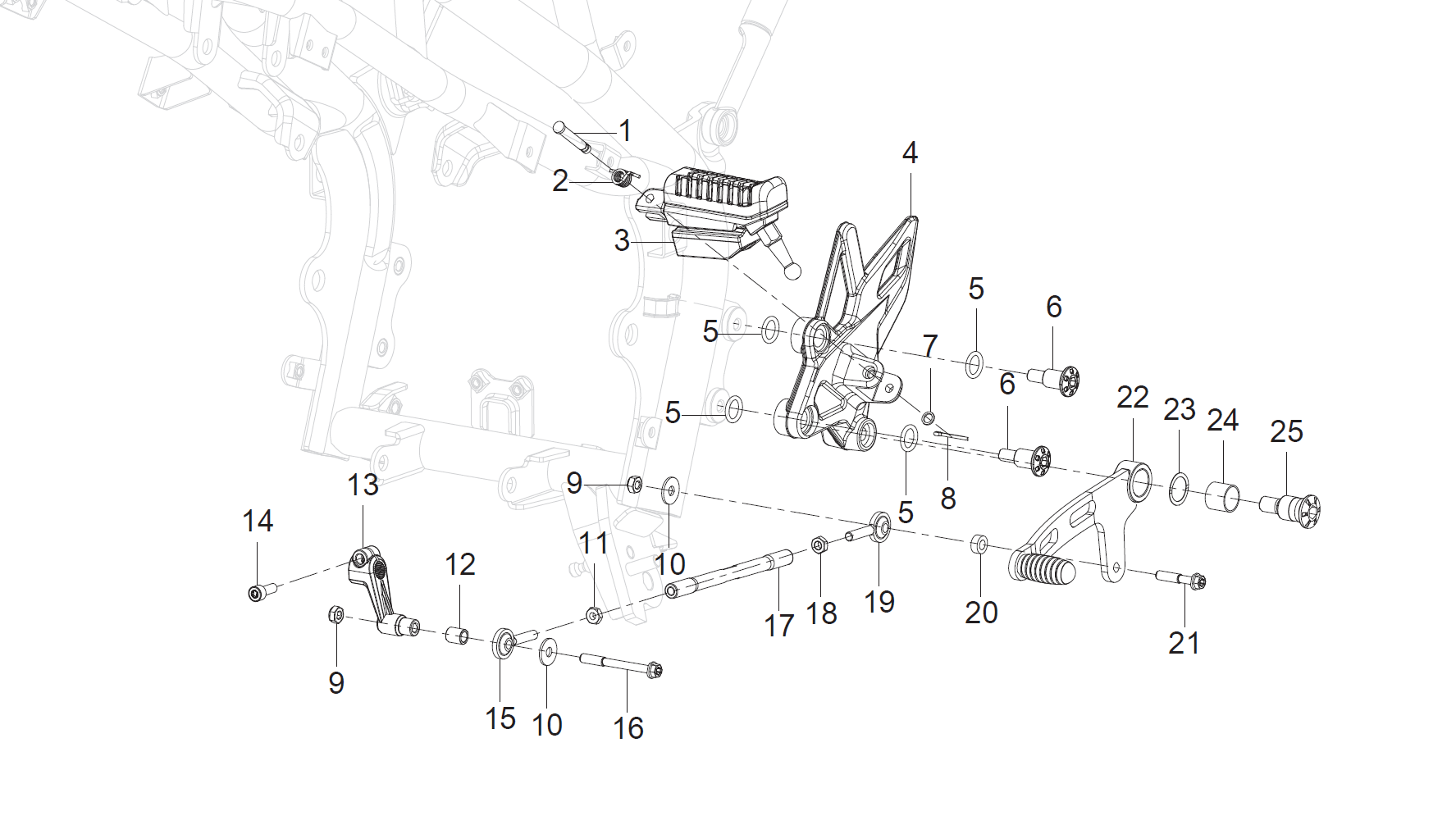 F12 Ⅰ PEDALING ASSY.