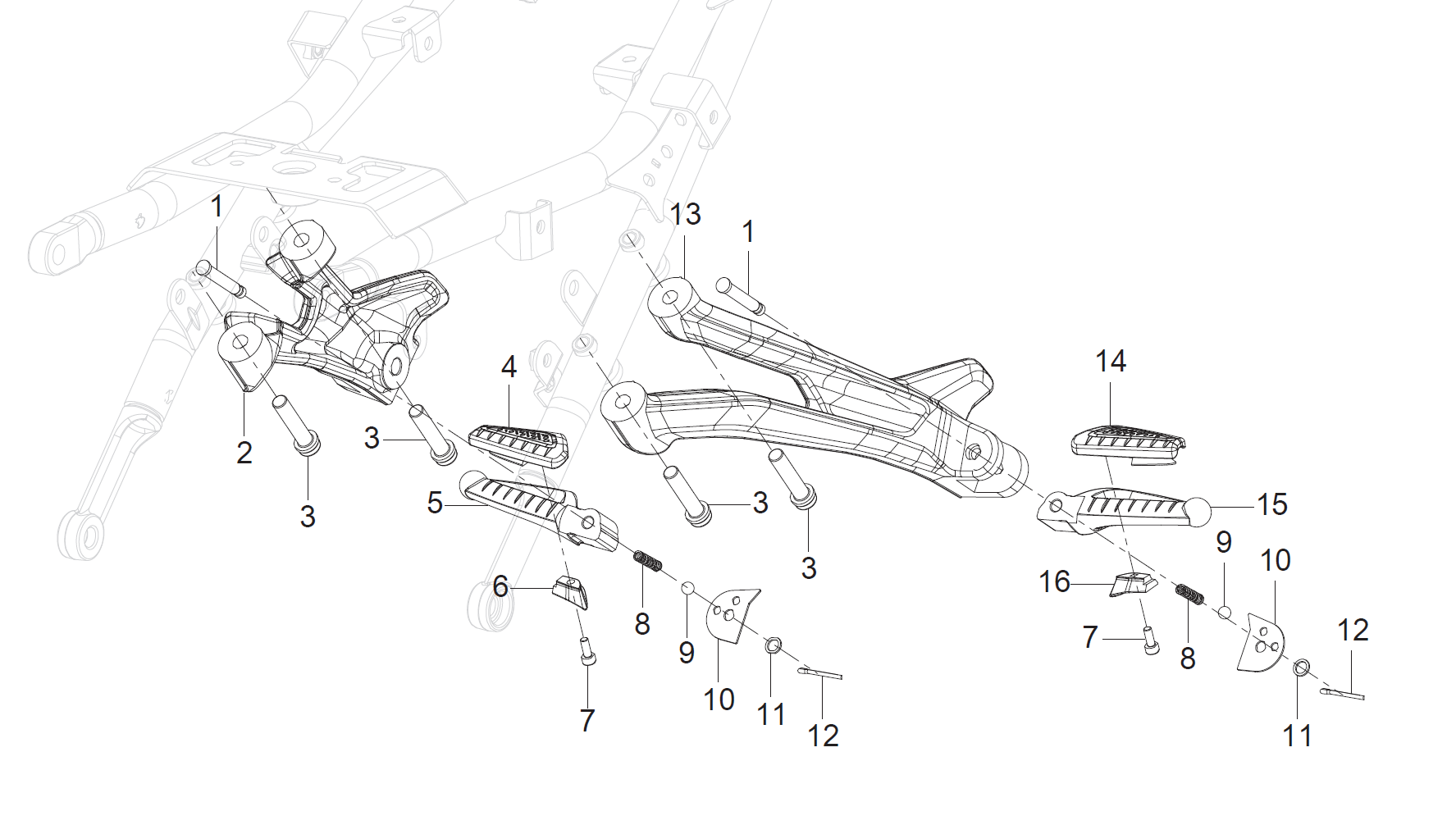 F14 Ⅲ PEDALING ASSY.