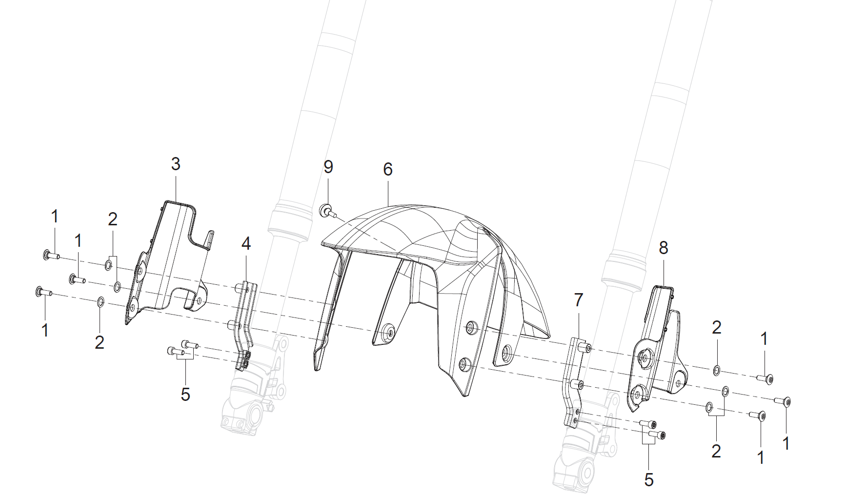 F15 FRONT FENDER ASSY.