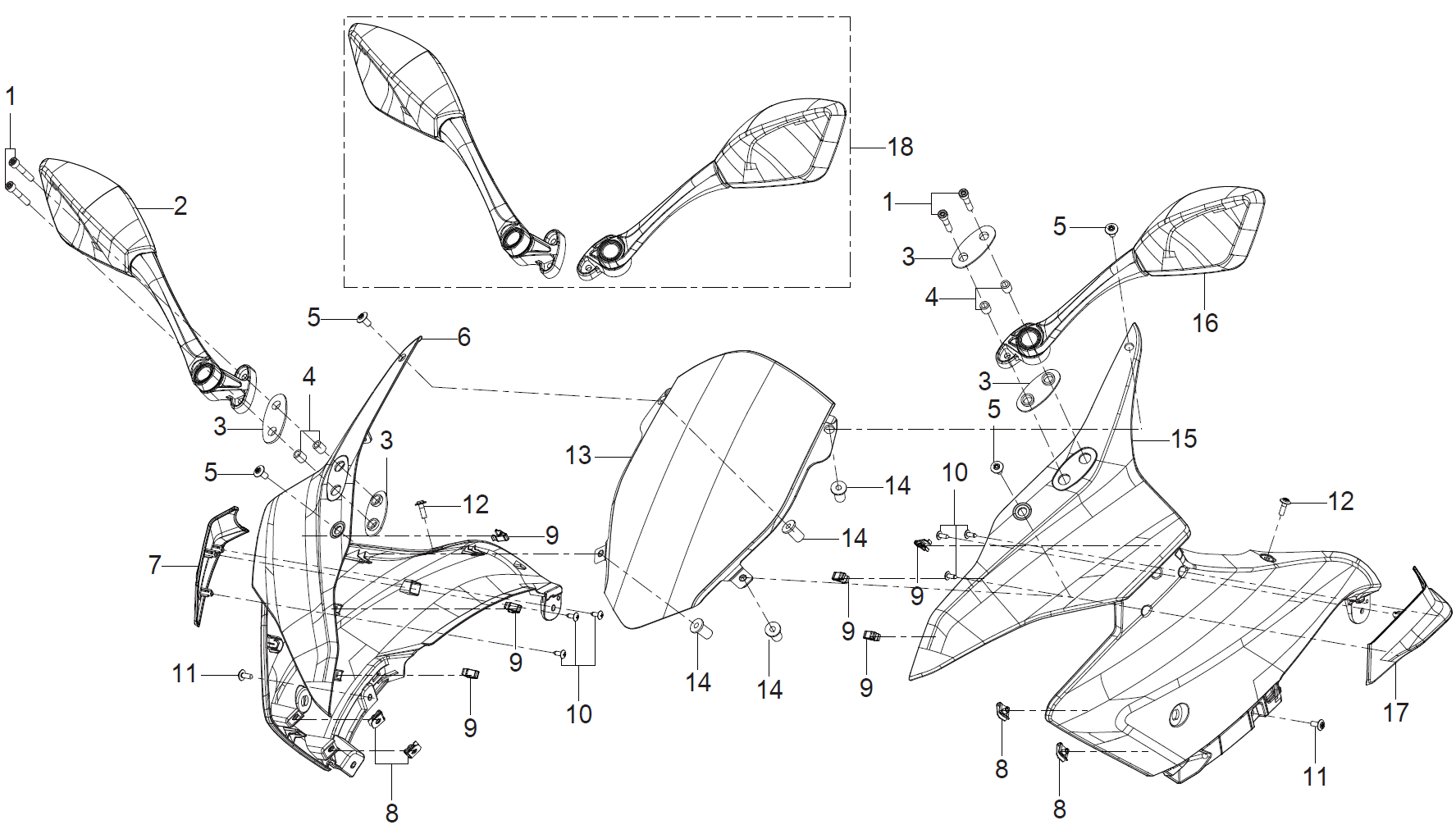 F17 Ⅰ BRACKET ASSY.