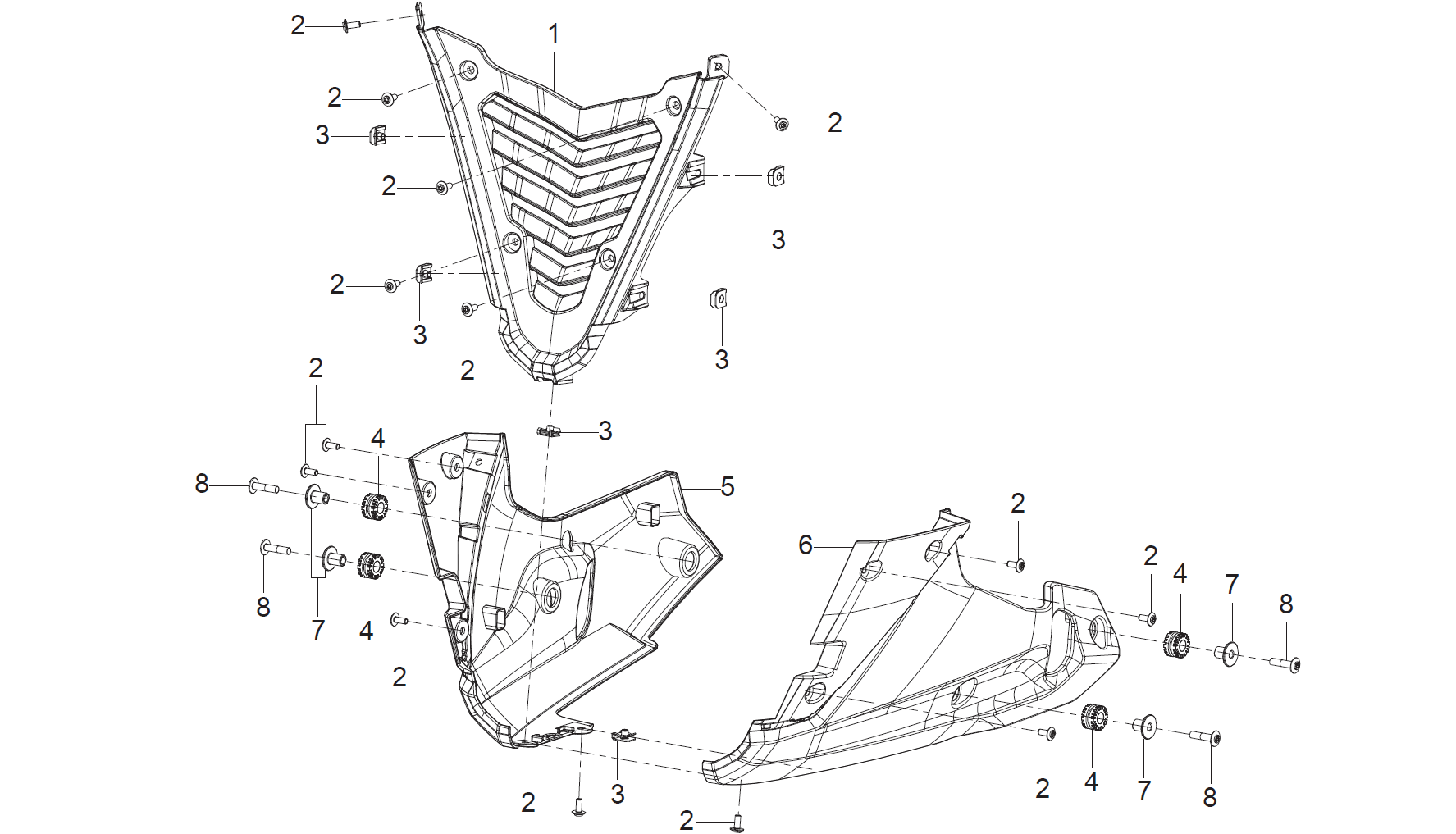 F20 UNDERCOVER ASSY.