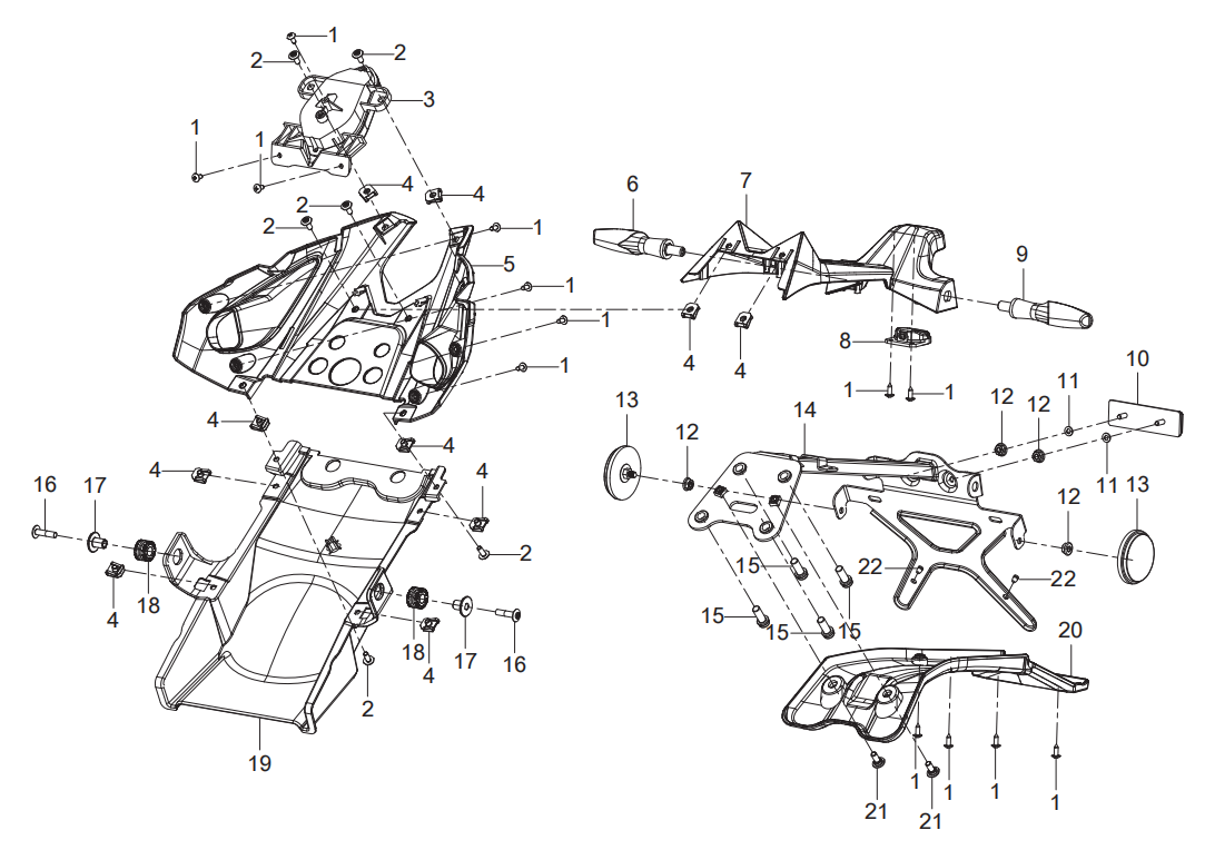 F24 REAR FENDER ASSY.