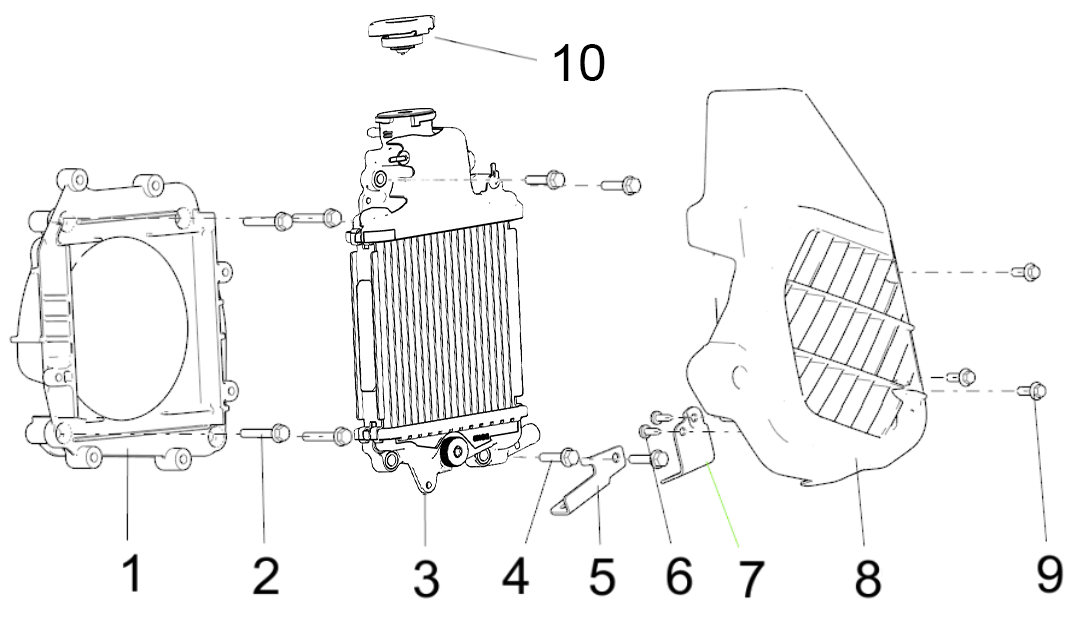 E14 RADIATOR SUB-ASSY