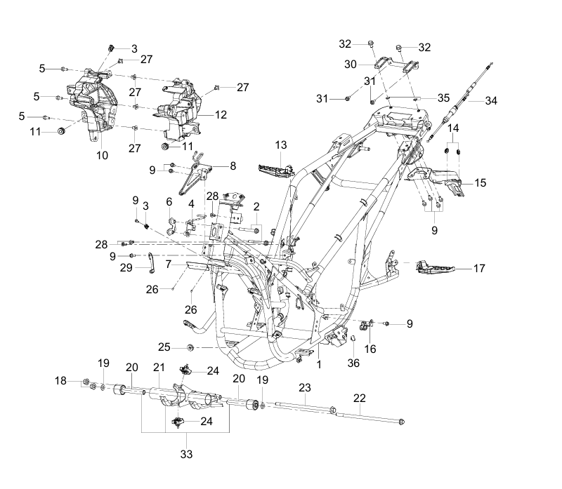 F11 I FRAME BODY ASSY.