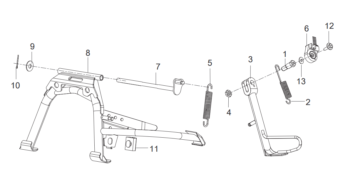 F12 / MAIN STAND ASSY.