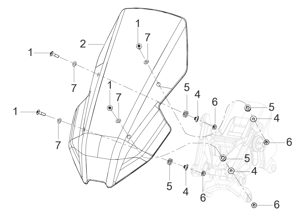F14 1 WINDSHIELD ASSY.