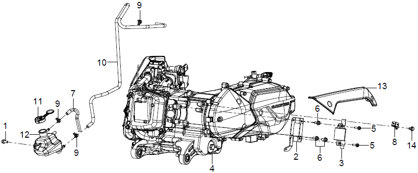 F27 ENGINE ATTACHMENT ASSY.