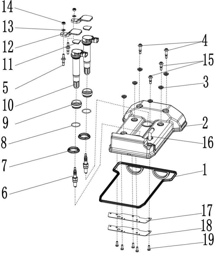 E01 CYLINDER COVER ASSEMBLY