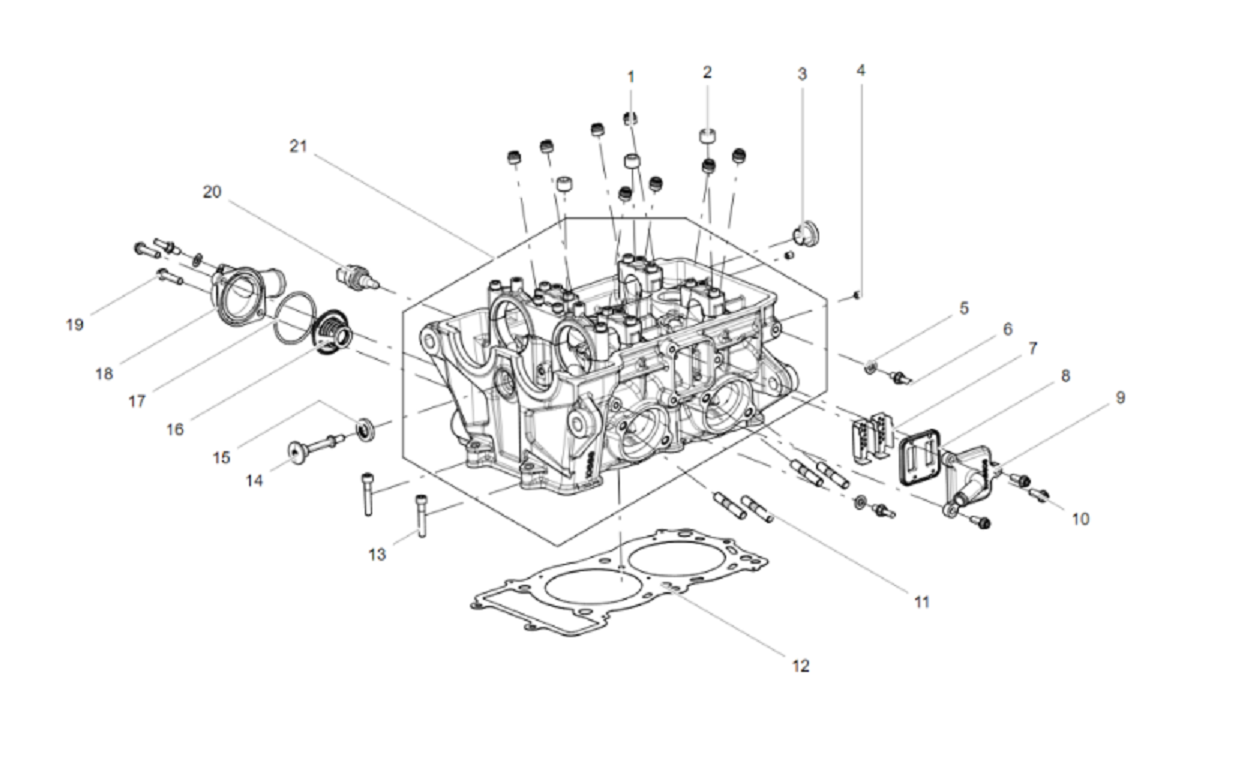 E02 CYLINDER HEAD