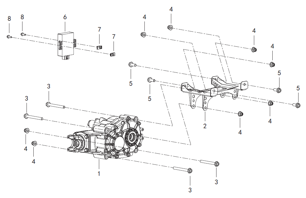 F08 REAR AXLE ASSEMBLY.