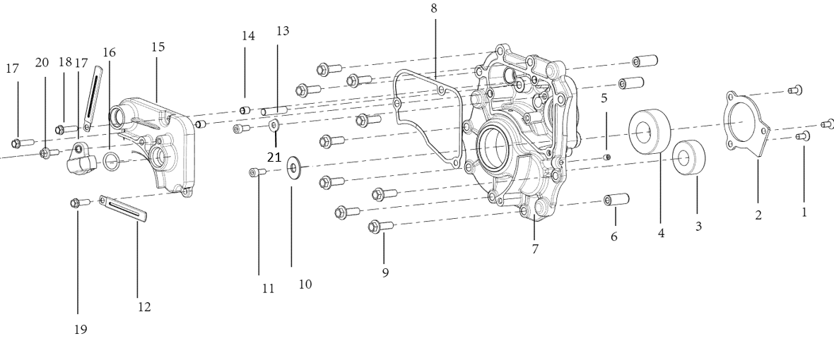 E10 GEAR COVER