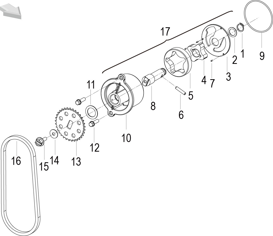 E16 LUBRICATE SYSTEM