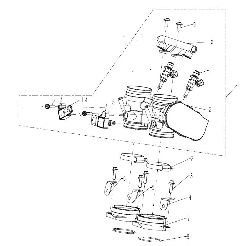 E17 THROTTLE BODY ASSY