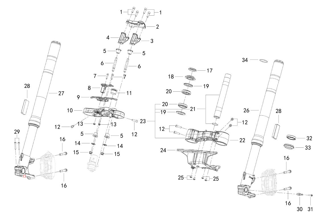F02 FORK ASSY.