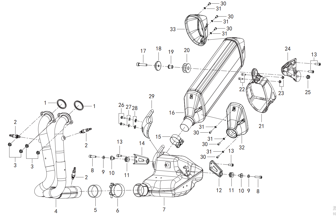 F05 MUFFLER ASSY.