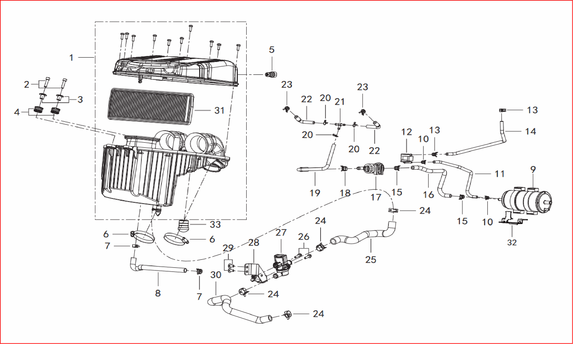 F06 AIR CLEANER ASSY.
