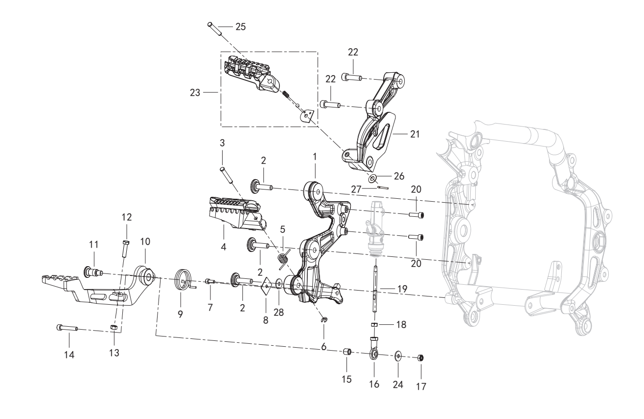F13 PEDALING ASSY.