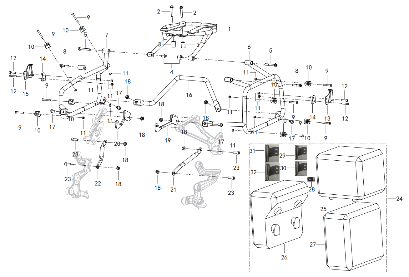 F15 REAR SHELF ASSY.
